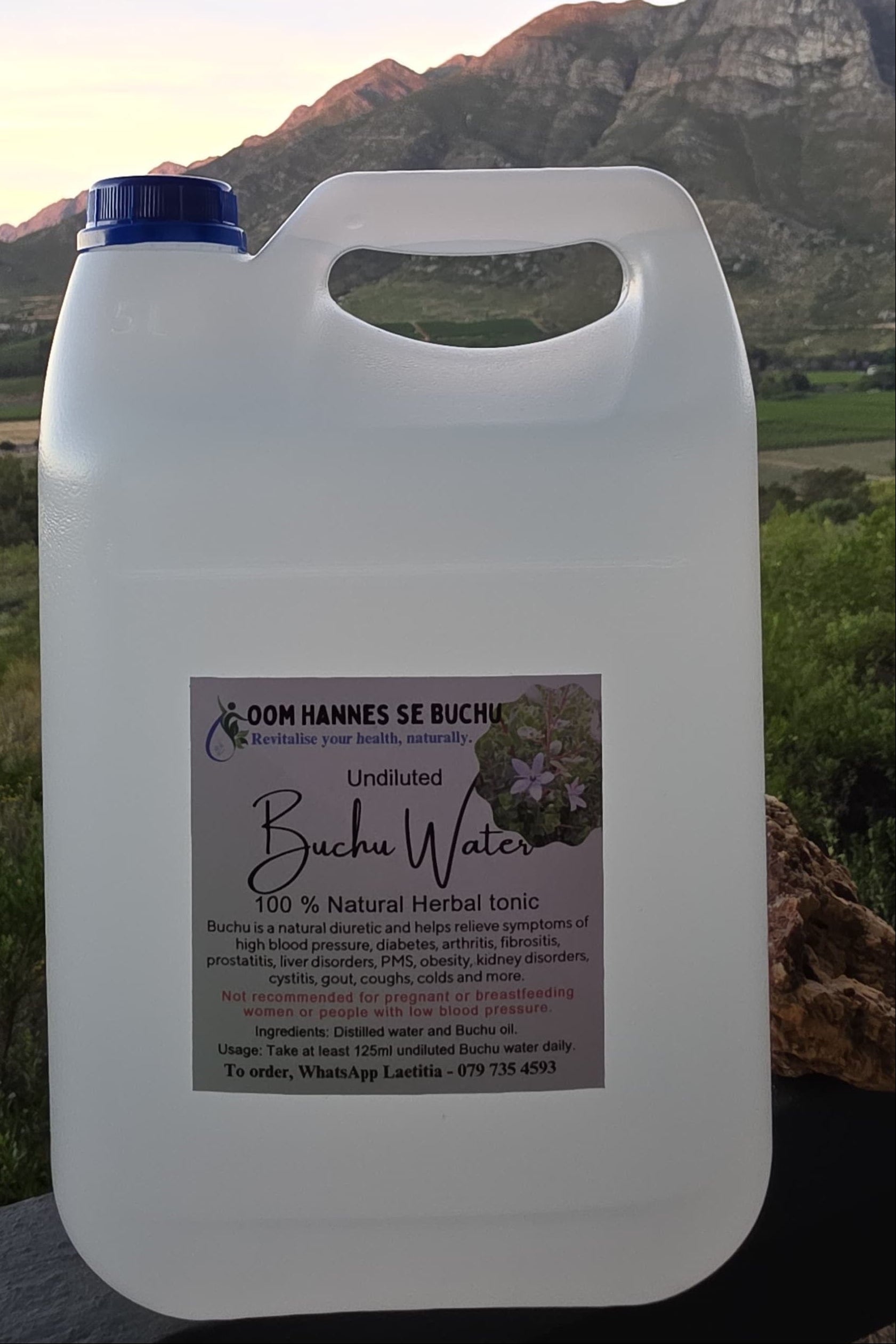 5L Buchu Water
